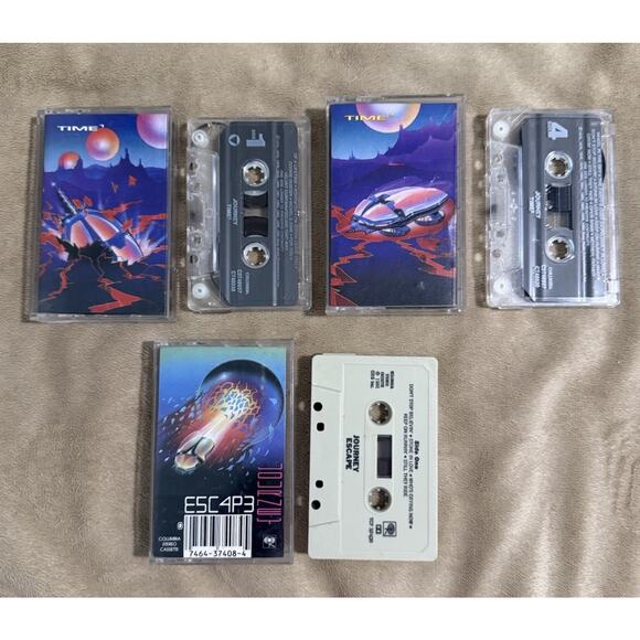Lot of 3 Journey Cassette Tapes Time 1, Time 2 and Escape - Picture 7 of 8